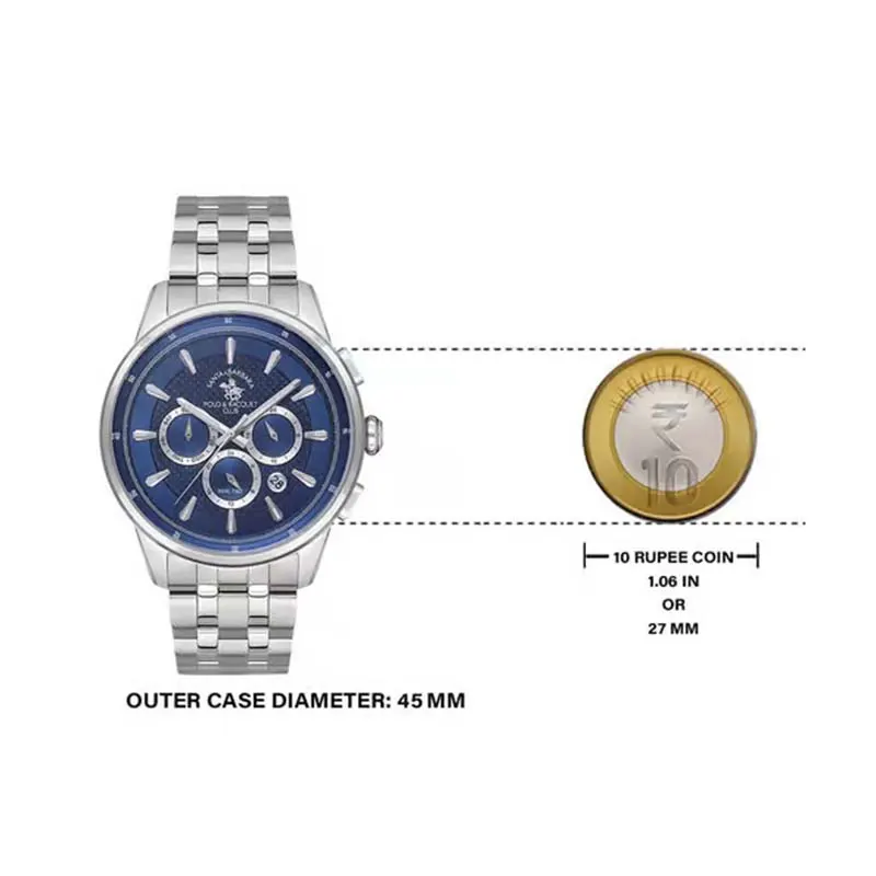 Santa Barbara Polo & Racquet Club fASHION Men's Watch- SB.1.10385-2